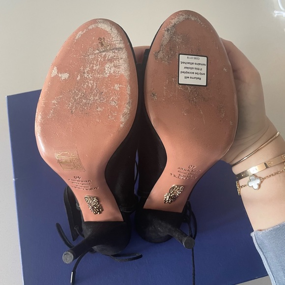 SOLD Aquazzura Suede Sandals - Picture 5 of 7